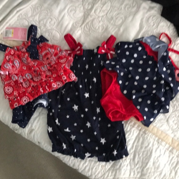 Carter's Other - CARTERS BUNDLE!! Bathing suits and a dress!! 12M